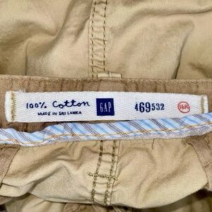 GAP 1969 Women’s Khaki Tan Beige 100% Cotton Casual Pants w/ Adjustment Size 16R